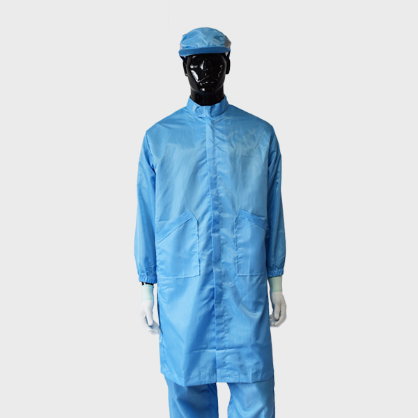 제전복/방진복 롱가운 C카라 -청색