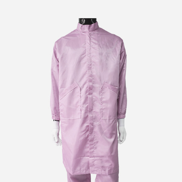 제전복/방진복 롱가운 C카라 -핑크