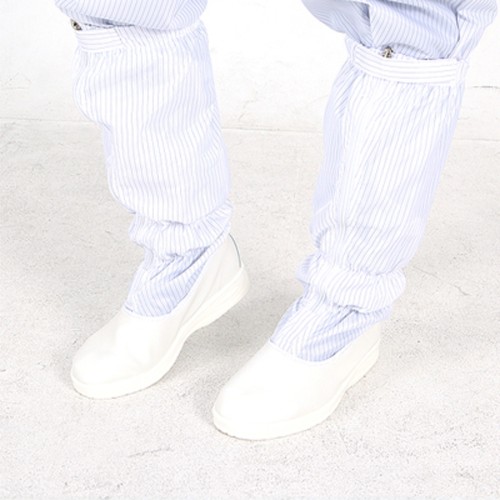 제전부츠.방진부츠[지퍼,밴드]-흰색