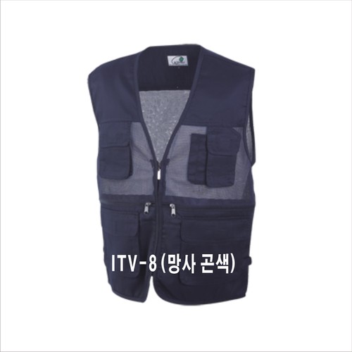 망사 일반 조끼