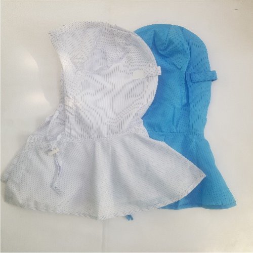 제전,방진 후드 - 흰색/청색