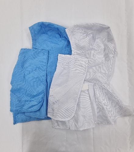 제전.방진 후드마스크형-흰색/청색